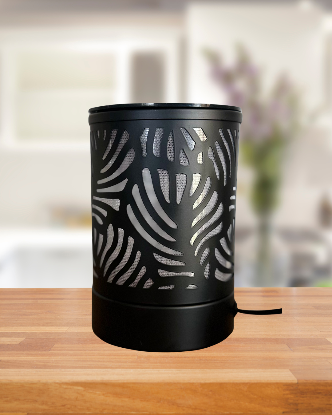 Black “Palm” Electric Wax Burner