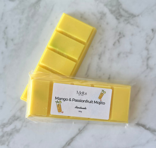 Mango & Passionfruit Mojito Snap Bar - Wax Melt