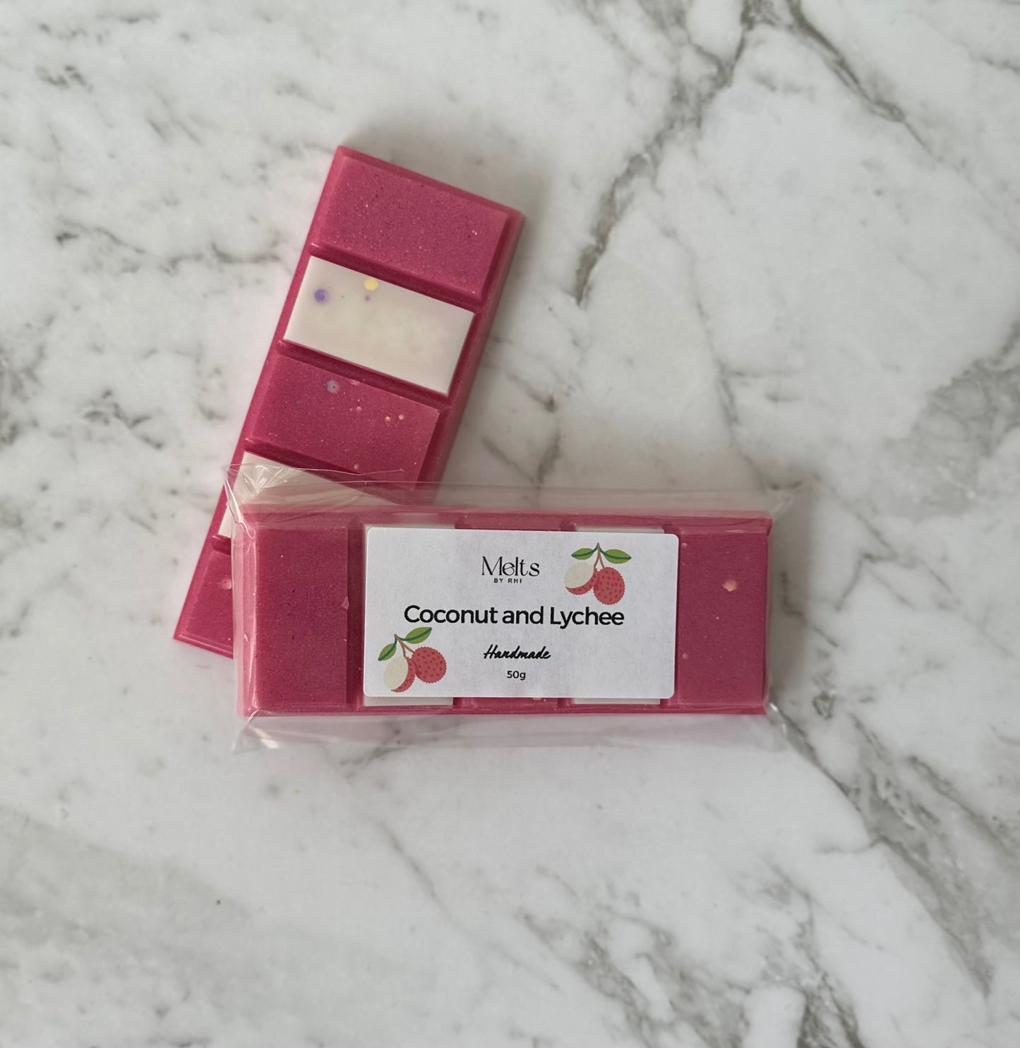 Coconut and Lychee Snap Bar - Wax Melt